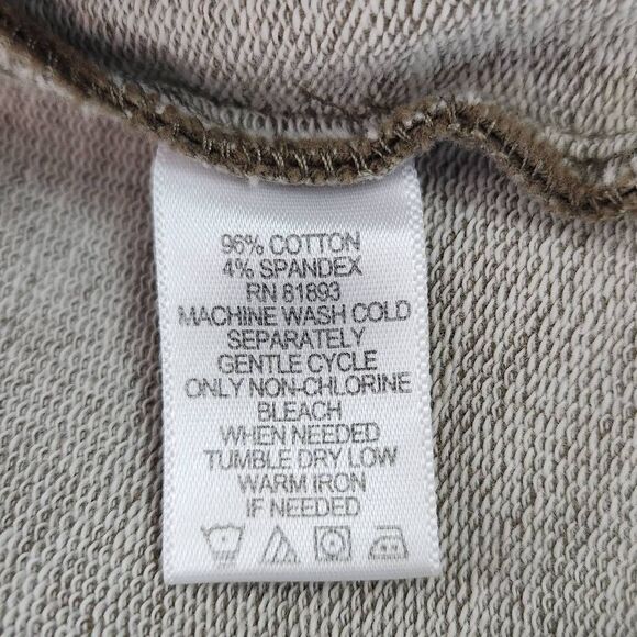 D&Co. Olive Green Jacket Green Stretch Knit Jacket Size Medium - Picture 7 of 7